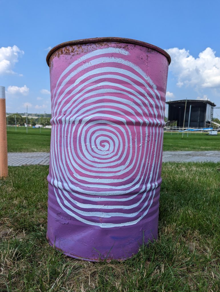 glastonbury charity bins